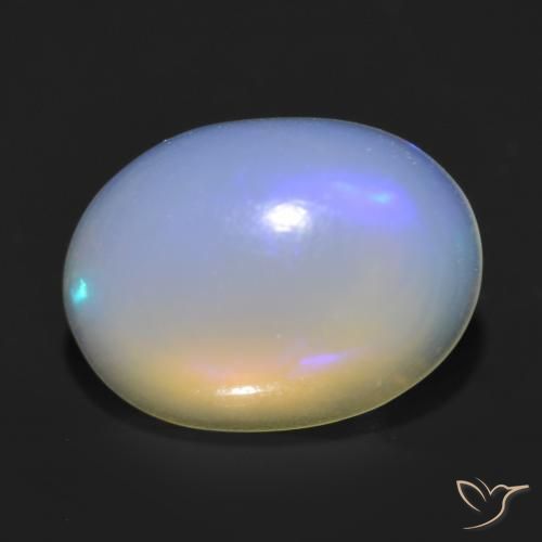 9,17 ctw natürlicher Mehrfarbig Opal, Oval, Transparent