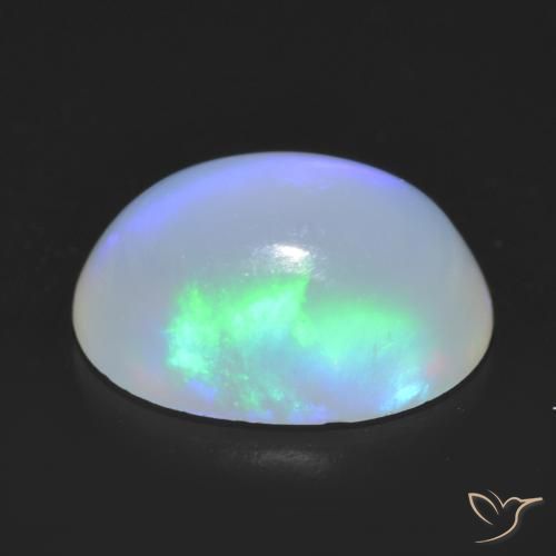 9,17 ctw natürlicher Mehrfarbig Opal, Oval, Transparent