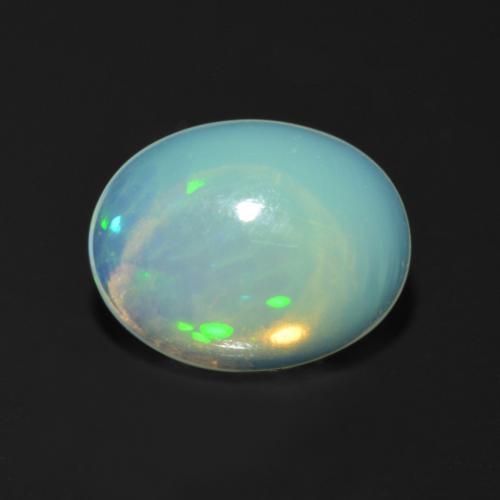 9,17 ctw natürlicher Mehrfarbig Opal, Oval Schliff, Transparent