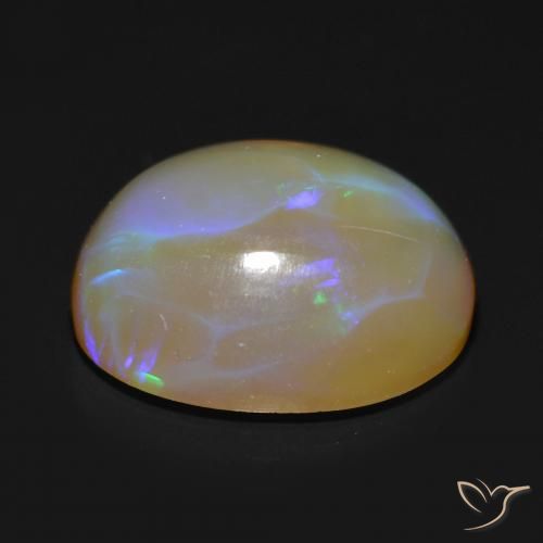 9,17 ctw natürlicher Mehrfarbig Opal, Oval, Transparent