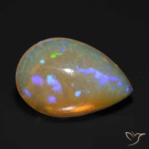 9,17 ctw natürlicher Mehrfarbig Opal, Birnenform, Transparent