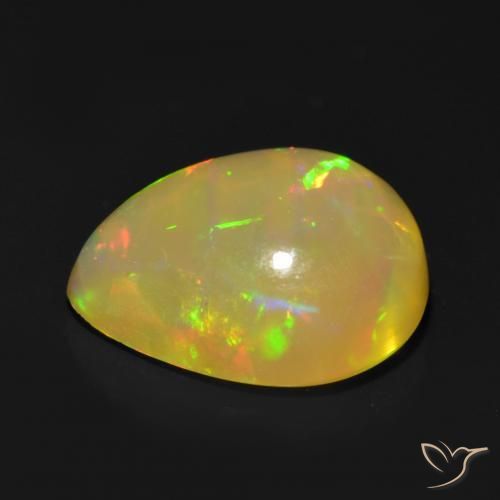 9,17 ctw natürlicher Mehrfarbig Opal, Birnenform, Lichtdurchlässig