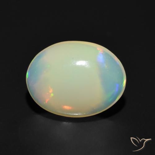 9,17 ctw natürlicher Mehrfarbig Opal, Oval, Transparent