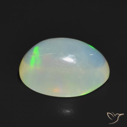 9,17 ctw natürlicher Mehrfarbig Opal, Oval, Transparent
