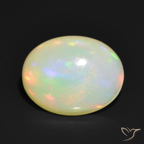 9,17 ctw natürlicher Mehrfarbig Opal, Oval, Lichtdurchlässig
