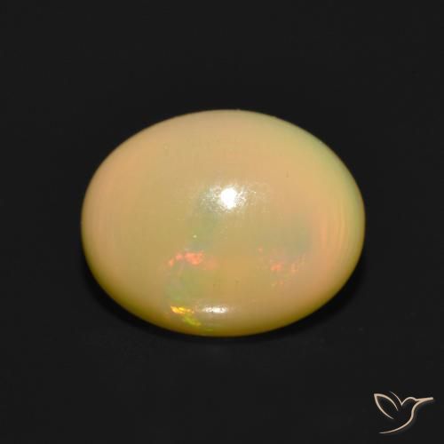 9,17 ctw natürlicher Mehrfarbig Opal, Oval, Lichtdurchlässig