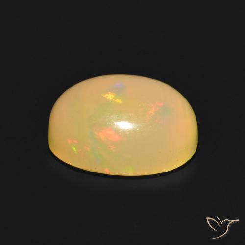 9,17 ctw natürlicher Mehrfarbig Opal, Oval, Lichtdurchlässig