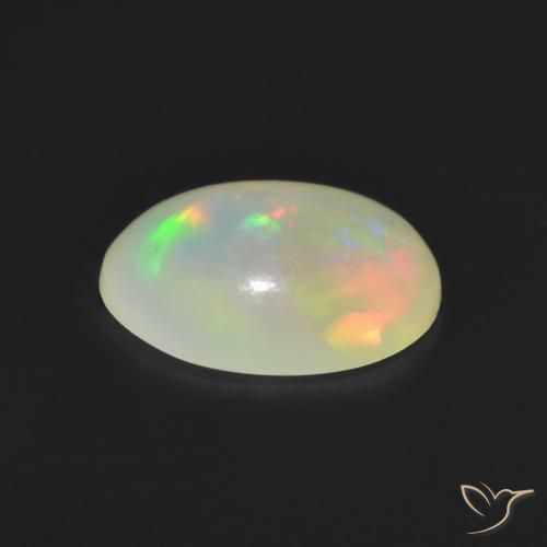 9,17 ctw natürlicher Mehrfarbig Opal, Oval, Transparent