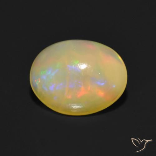 9,17 ctw natürlicher Mehrfarbig Opal, Oval, Lichtdurchlässig