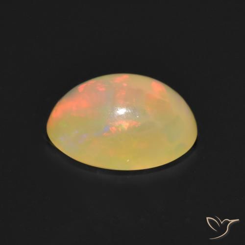 9,17 ctw natürlicher Mehrfarbig Opal, Oval, Lichtdurchlässig