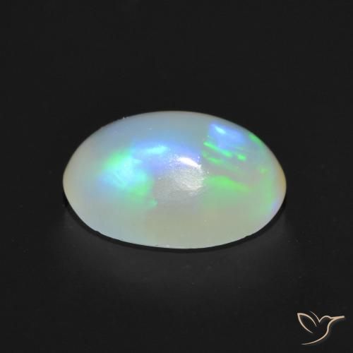 9,17 ctw natürlicher Mehrfarbig Opal, Oval, Transparent