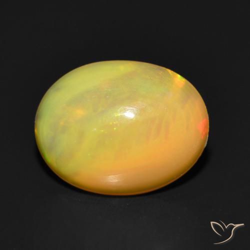 9,17 ctw natürlicher Mehrfarbig Opal, Oval, Lichtdurchlässig