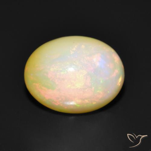9,17 ctw natürlicher Mehrfarbig Opal, Oval, Lichtdurchlässig