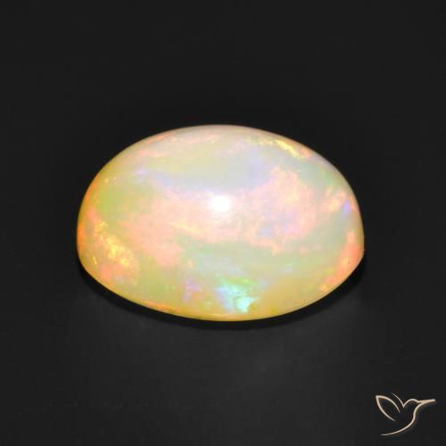 9,17 ctw natürlicher Mehrfarbig Opal, Oval, Lichtdurchlässig