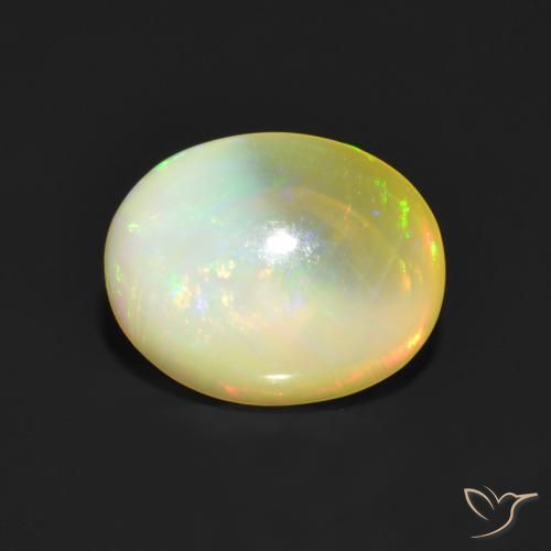 9,17 ctw natürlicher Mehrfarbig Opal, Oval, Lichtdurchlässig