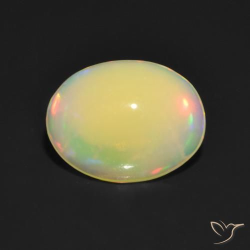 9,17 ctw natürlicher Mehrfarbig Opal, Oval, Lichtdurchlässig
