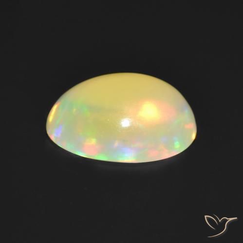 9,17 ctw natürlicher Mehrfarbig Opal, Oval, Lichtdurchlässig