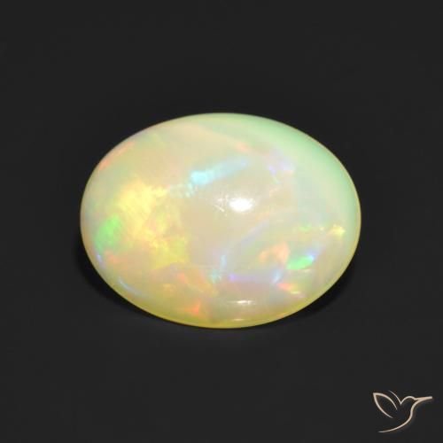 9,17 ctw natürlicher Mehrfarbig Opal, Oval, Lichtdurchlässig