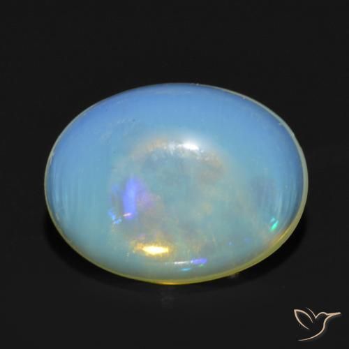 9,17 ctw natürlicher Mehrfarbig Opal, Oval, Transparent