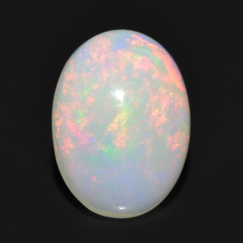 9,17 ctw natürlicher Mehrfarbig Opal, Oval Schliff, Transparent