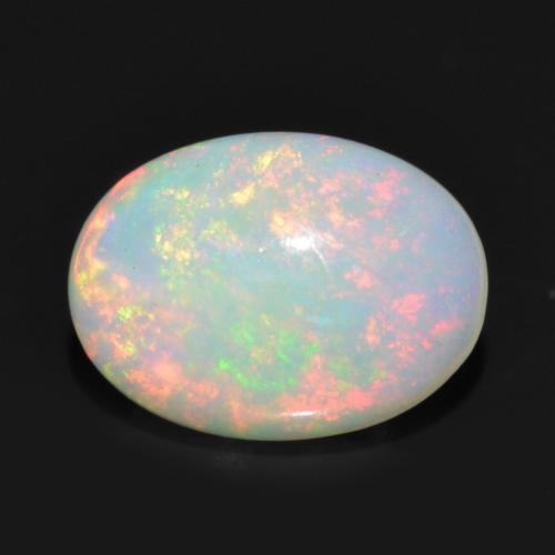 9,17 ctw natürlicher Mehrfarbig Opal, Oval Schliff, Transparent