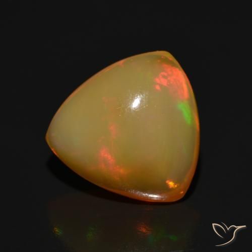 9,17 ctw natürlicher Mehrfarbig Opal, Trillion, Lichtdurchlässig