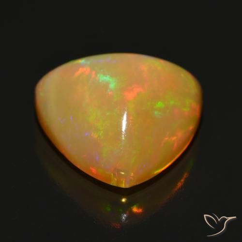9,17 ctw natürlicher Mehrfarbig Opal, Trillion, Lichtdurchlässig