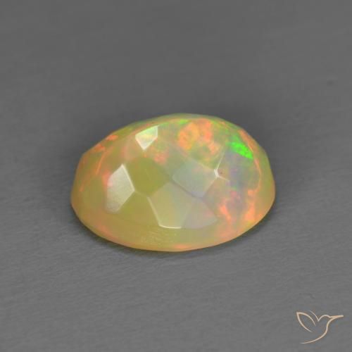 9,17 ctw natürlicher Mehrfarbig Opal, Oval, Lichtdurchlässig
