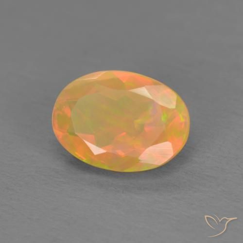 9,17 ctw natürlicher Mehrfarbig Opal, Oval, Lichtdurchlässig