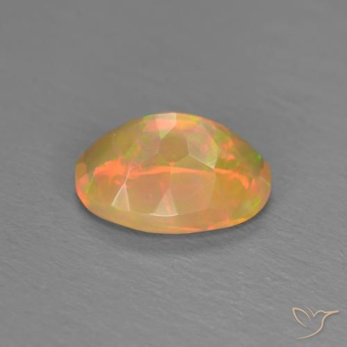 9,17 ctw natürlicher Mehrfarbig Opal, Oval, Lichtdurchlässig