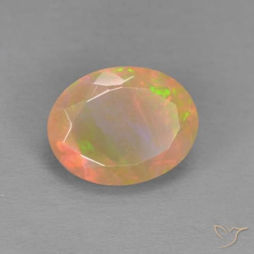 9,17 ctw natürlicher Mehrfarbig Opal, Oval, Lichtdurchlässig
