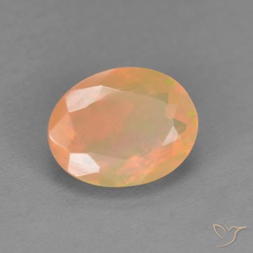 9,17 ctw natürlicher Mehrfarbig Opal, Oval, Lichtdurchlässig