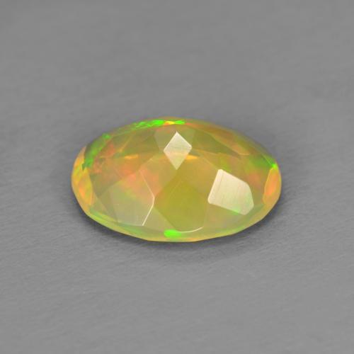 9,17 ctw natürlicher Mehrfarbig Opal, Oval Schliff, Transparent