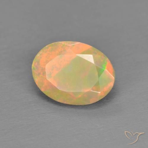 9,17 ctw natürlicher Mehrfarbig Opal, Oval, Lichtdurchlässig