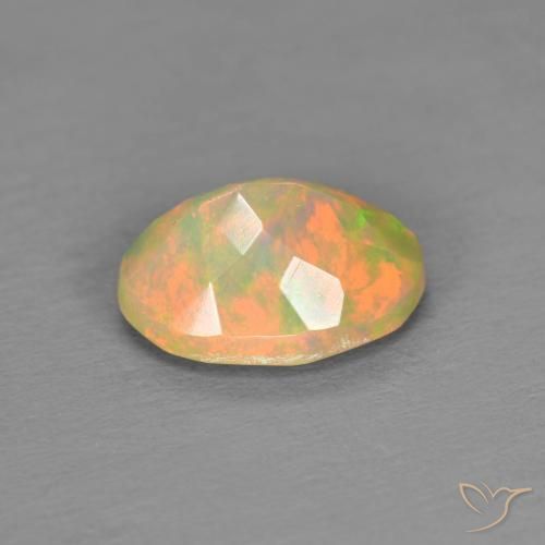 9,17 ctw natürlicher Mehrfarbig Opal, Oval, Lichtdurchlässig