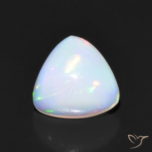 1.26ct Natürlicher Mehrfarbig Opal, Trillion, Transparent