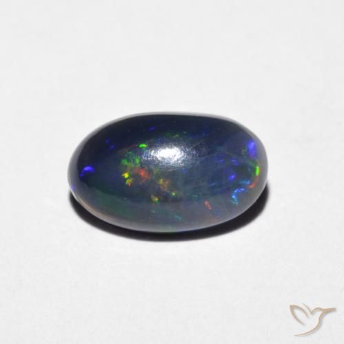 0.72ct Natürlicher Mehrfarbig Opal, Oval, Lichtundurchlässig