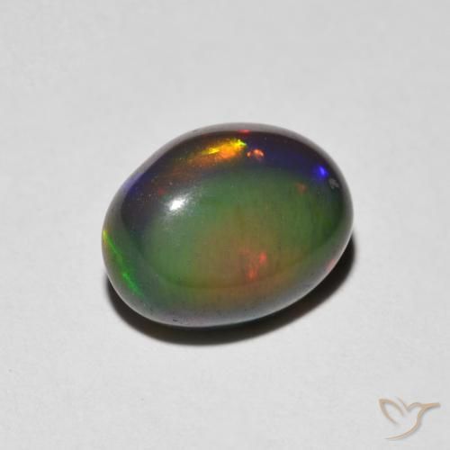 9,17 ctw natürlicher Mehrfarbig Opal, Oval, Lichtundurchlässig