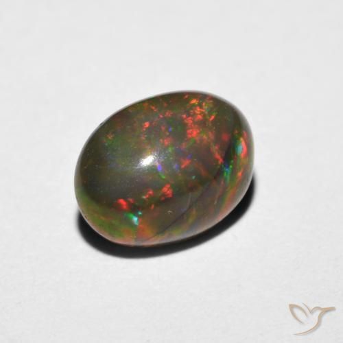 9,17 ctw natürlicher Mehrfarbig Opal, Oval, Lichtdurchlässig
