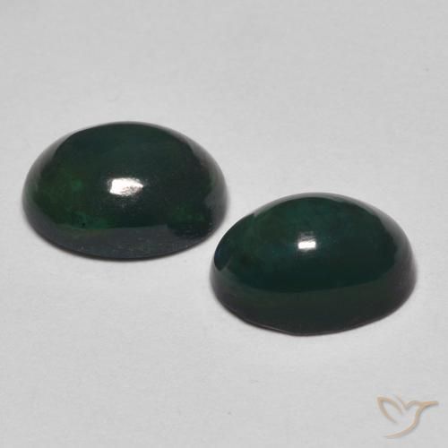 1.09 ct natürliche Mehrfarbig Opal-Edelsteine, Oval, Lichtundurchlässig