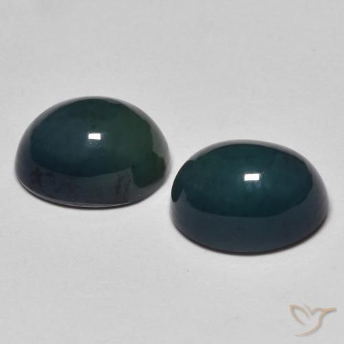2.24 ct natürliche Mehrfarbig Opal-Edelsteine, Oval, Lichtundurchlässig