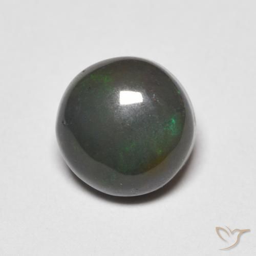 0.82ct Natürlicher Mehrfarbig Opal, Runden, Lichtundurchlässig, Photo A
