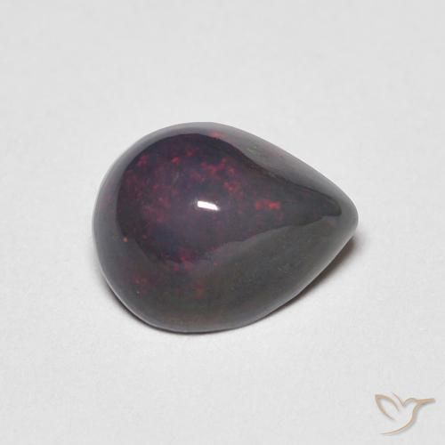 0.59ct Natürlicher Mehrfarbig Opal, Birnenform, Lichtundurchlässig, Photo A