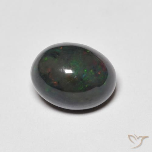 1.62ct Natürlicher Mehrfarbig Opal, Oval, Lichtundurchlässig