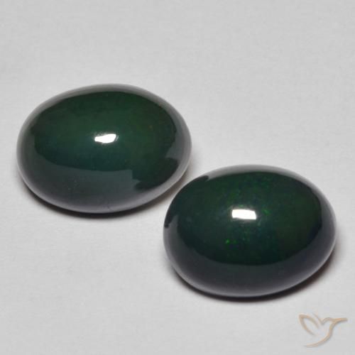 1.94ctw Natürlicher Mehrfarbig Opal, Oval, Lichtundurchlässig