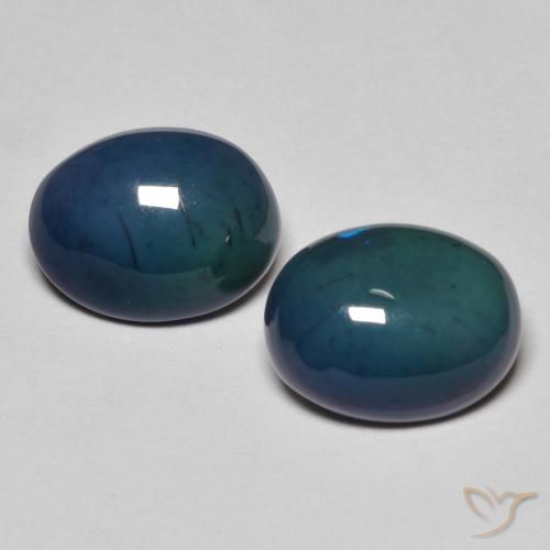 1.93ctw Natürlicher Mehrfarbig Opal, Oval, Lichtundurchlässig