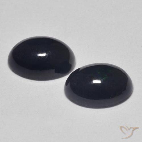 0.98 ct natürliche Mehrfarbig Opal-Edelsteine, Oval, Lichtundurchlässig