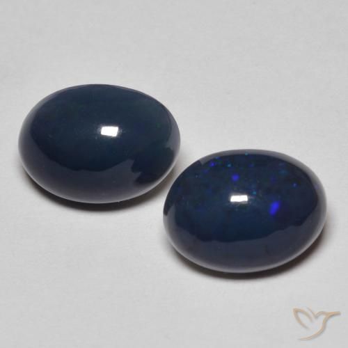 1.52ctw Natürlicher Mehrfarbig Opal, Oval, Lichtundurchlässig