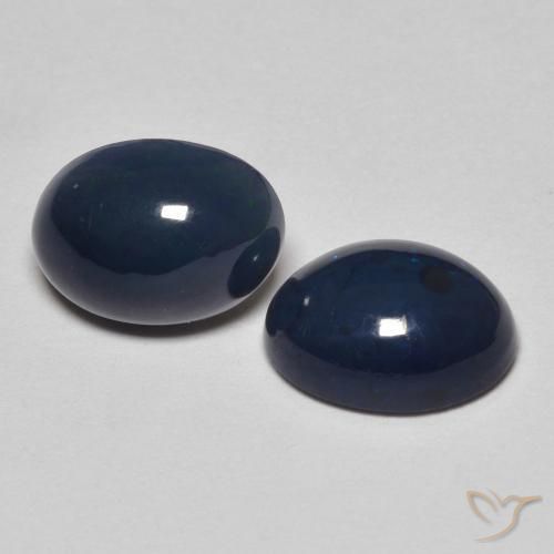 1.52 ct natürliche Mehrfarbig Opal-Edelsteine, Oval, Lichtundurchlässig