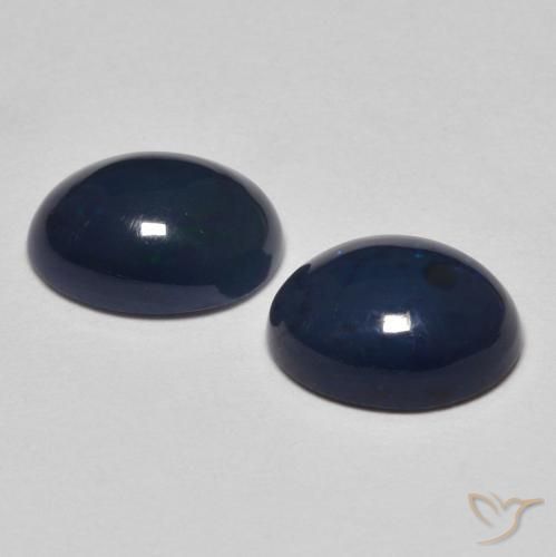 1.52 ct natürliche Mehrfarbig Opal-Edelsteine, Oval, Lichtundurchlässig